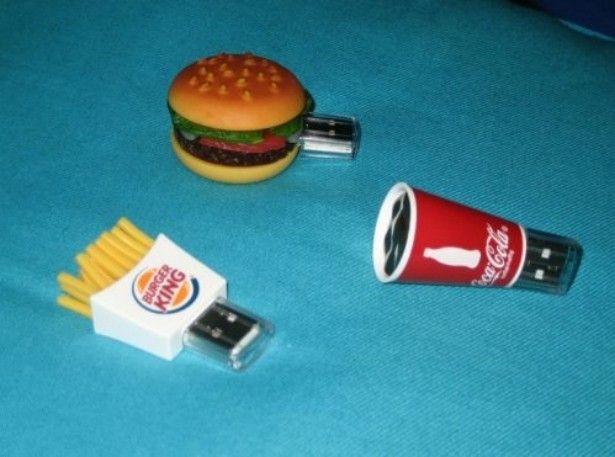 Burger Coke and Fries USB