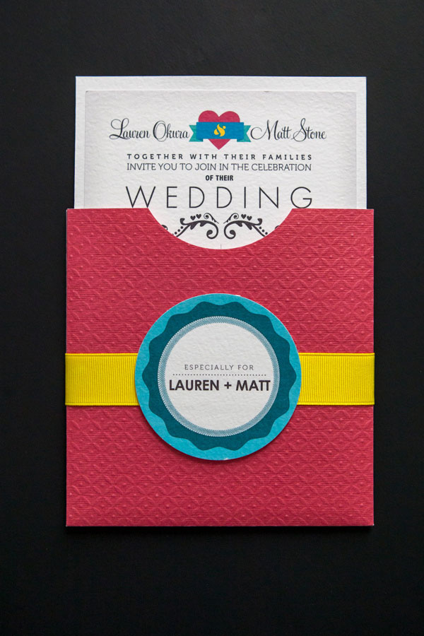 CMYK Themed Wedding Invitations & More