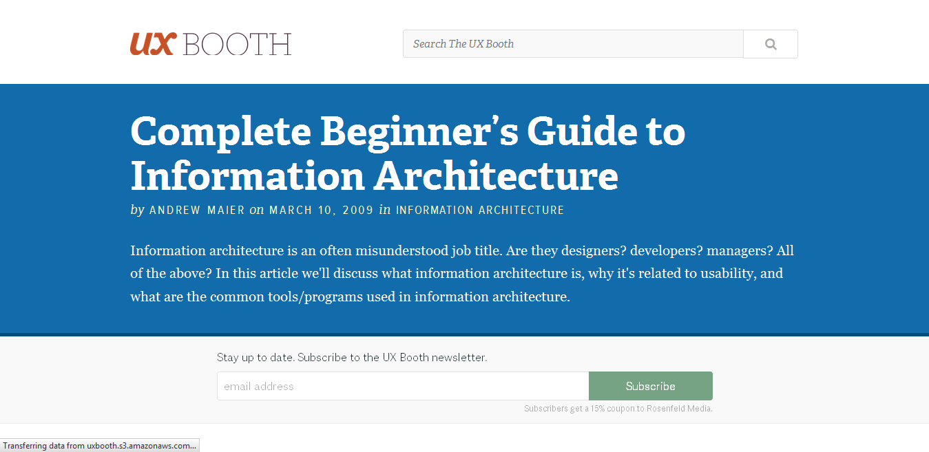 Complete Beginner’s Guide to Information Architecture