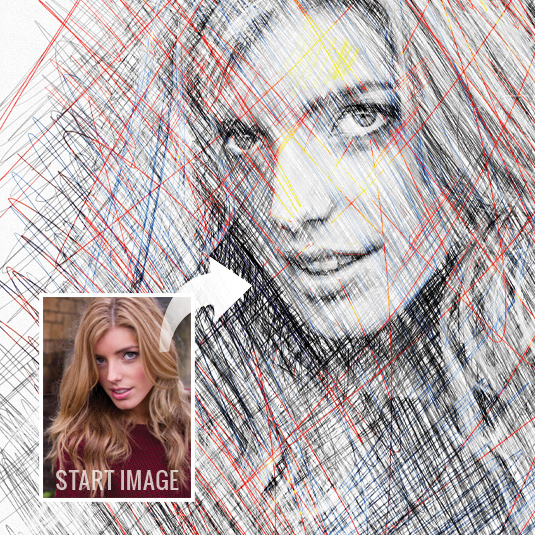 Create a realistic sketch effect with Photoshop