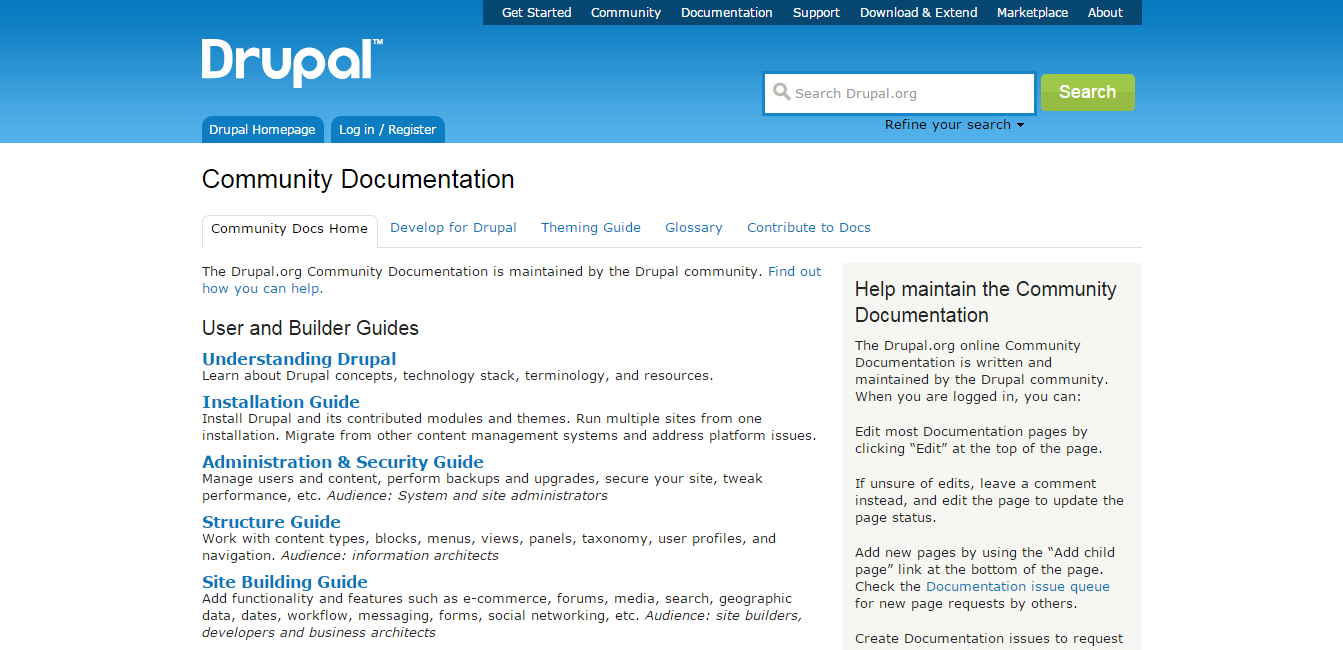 Documentation   Drupal.org