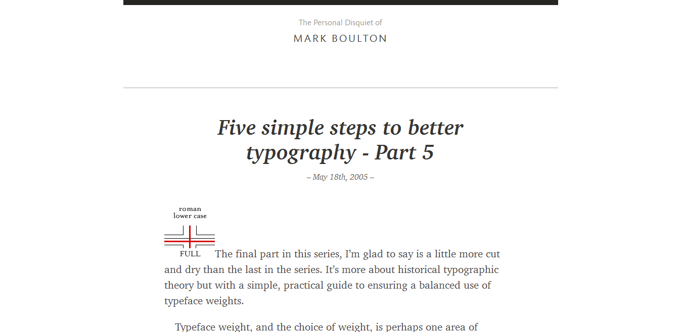 Five simple steps to better typography