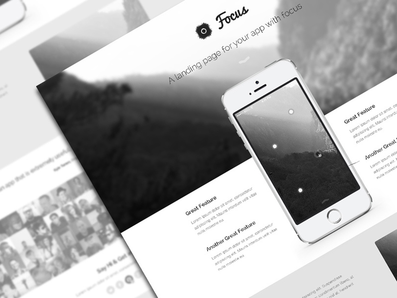 Focus PSD Theme