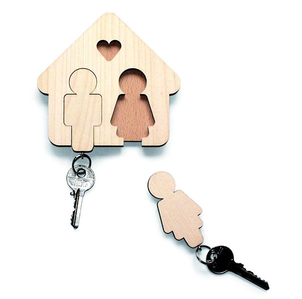 Minimalist designer key holder
