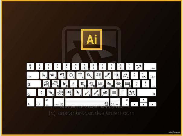 Illustrator Keyboard Shortcuts AZERTY by ensombrecer on deviantART