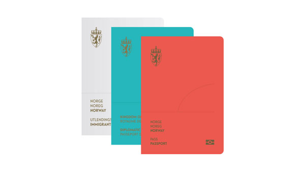 Gorgeous redesign for the Norwegian passport