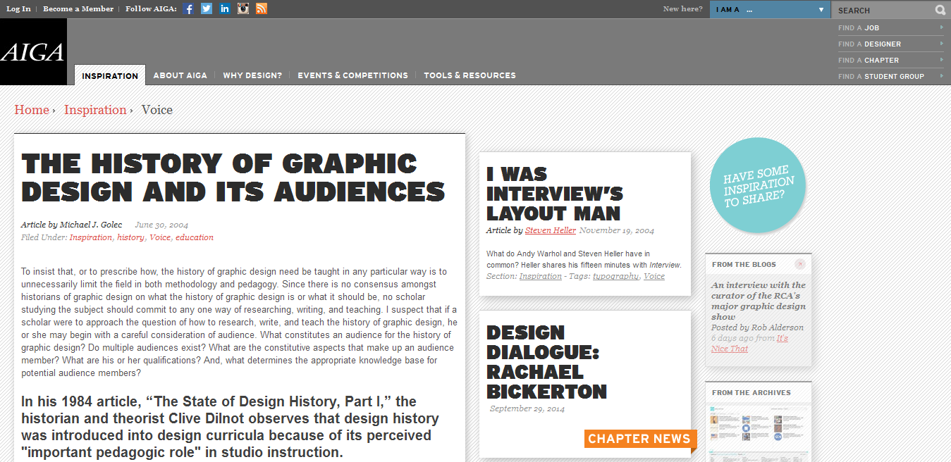 The History of Graphic Design and Its Audiences