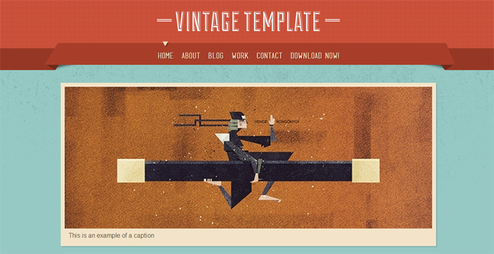 Vintage HTML Template