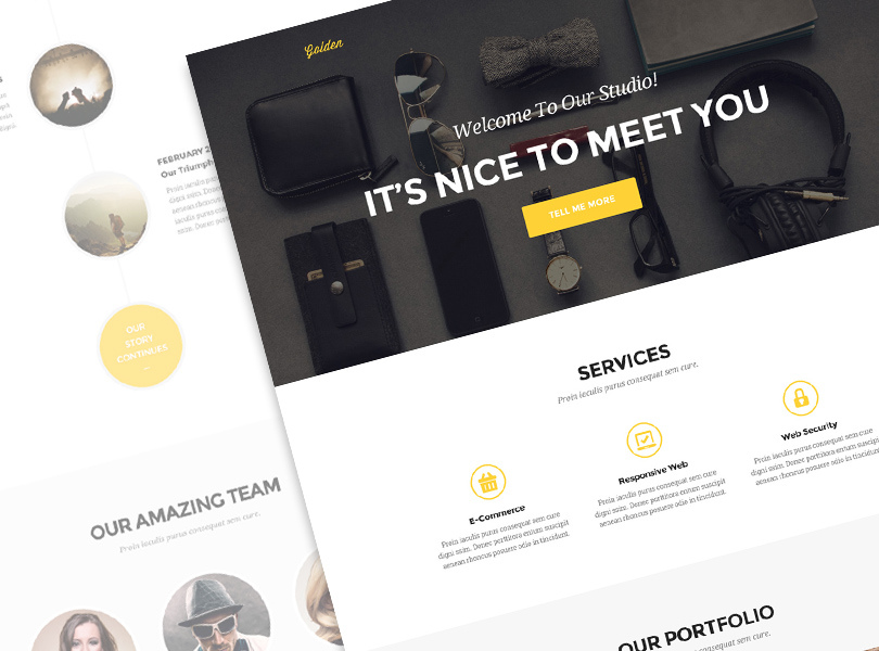 golden-psd-theme