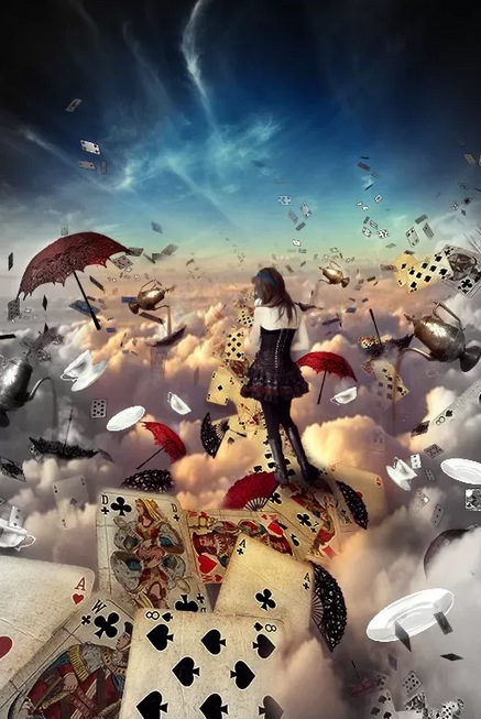 Create a Photo Manipulation of Alice in Wonderland