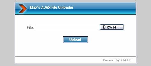 Max’s AJAX file uploader
