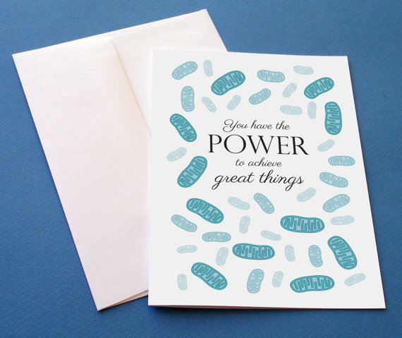 Mitochondria Greeting Card