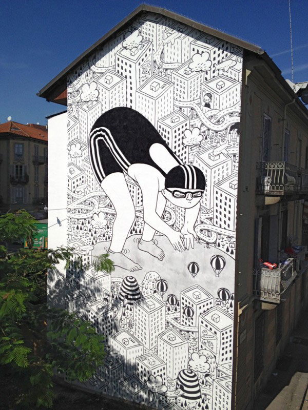 Street art by Millo