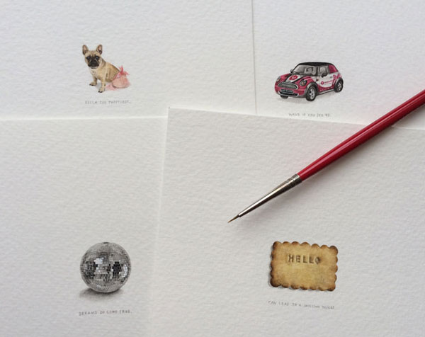 Paintings for ants: tiny art by Lorraine Loots