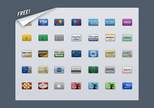 Credit Card Icon Pack