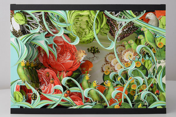 Hand-crafted pop-up books by Bozka