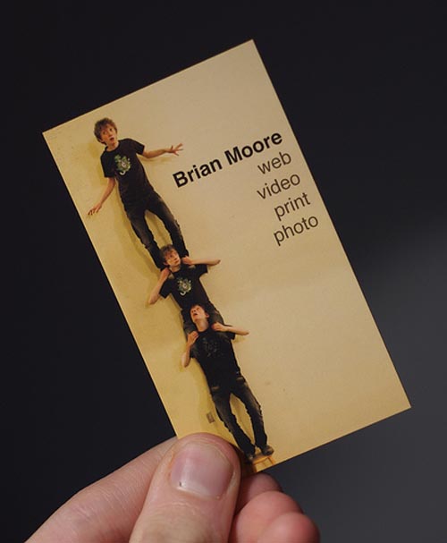 Front of New Business Card