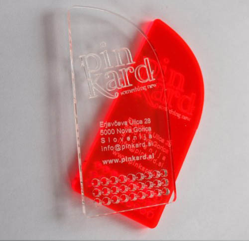 Plexiglass PMMA Business Card