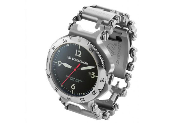 The leatherman watch: 25 tools hidden in a watch