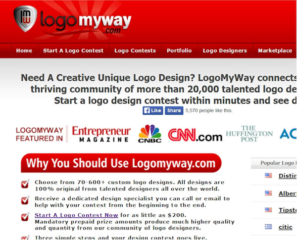 Logo designers from all over the world at LogoMyWay