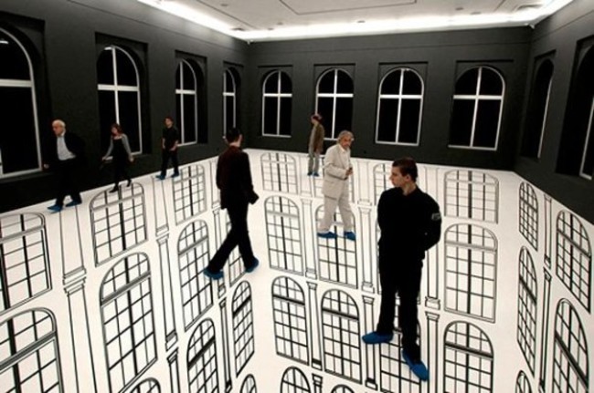 3D painted room