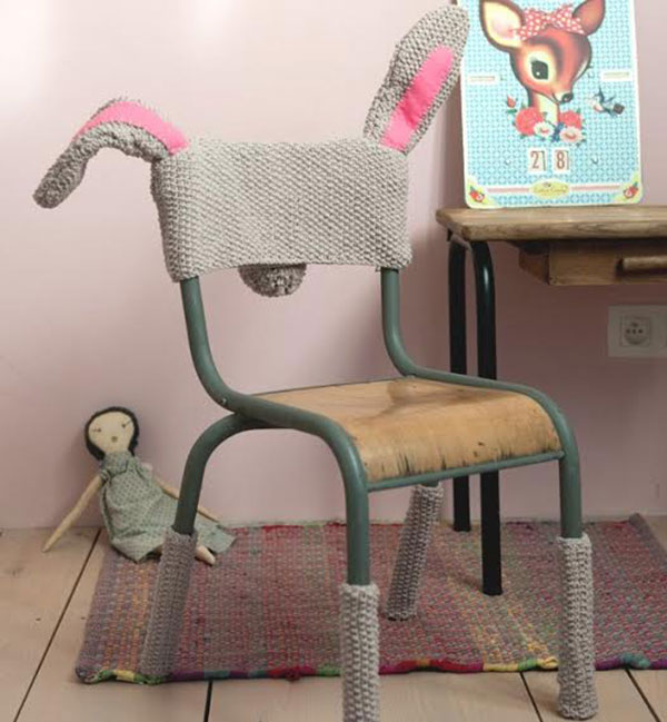 Bunny costume chair