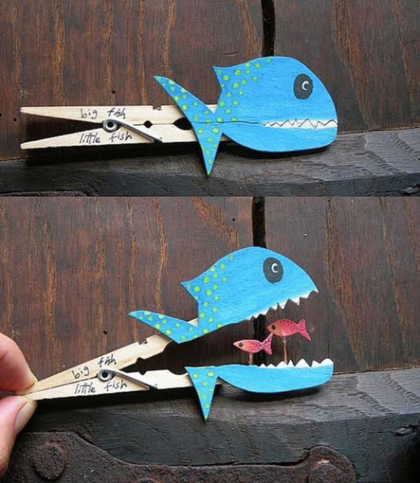 Clever clothespin crafts