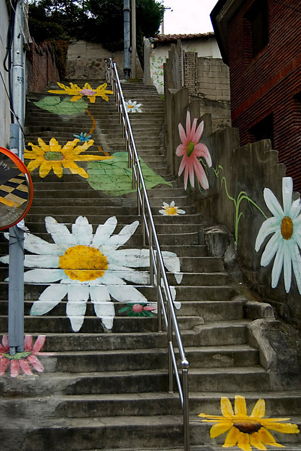 Flower steps