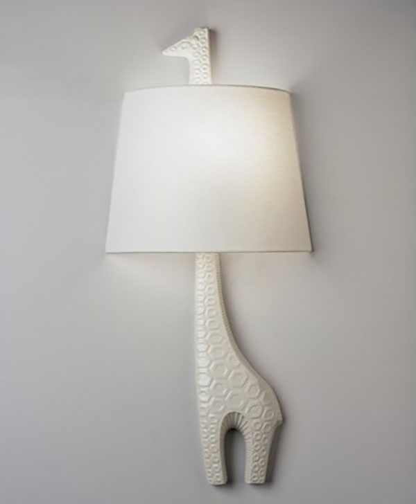 Jonathan Adler Left Facing Giraffe 1 Light Wall Sconce