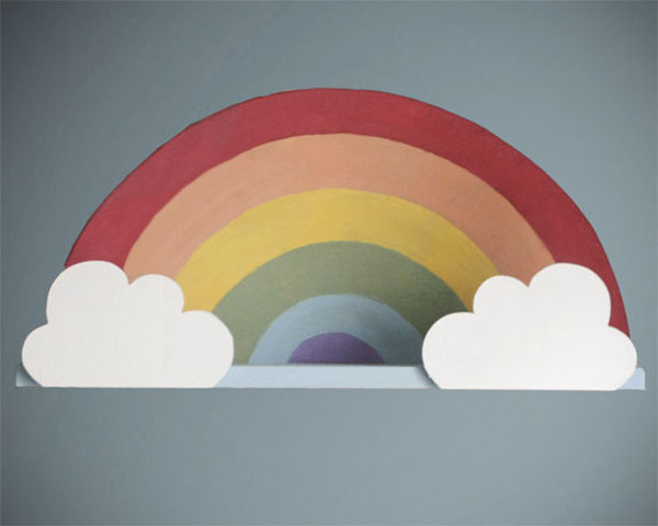 Rainbow Wall Shelf