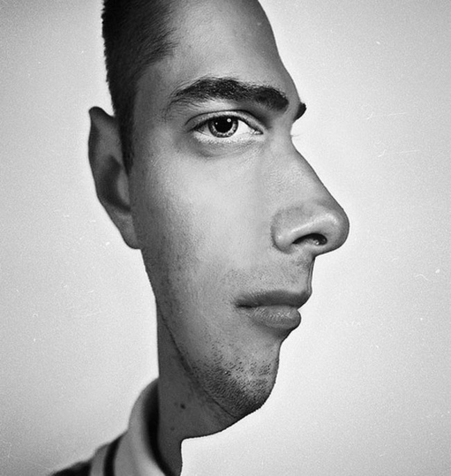 Two faced portrait