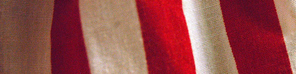 red and white stripped fabric texture