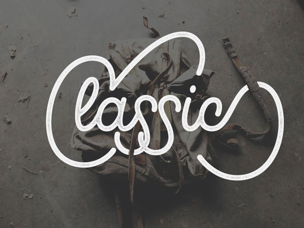 A collection of inspiring line-based logos