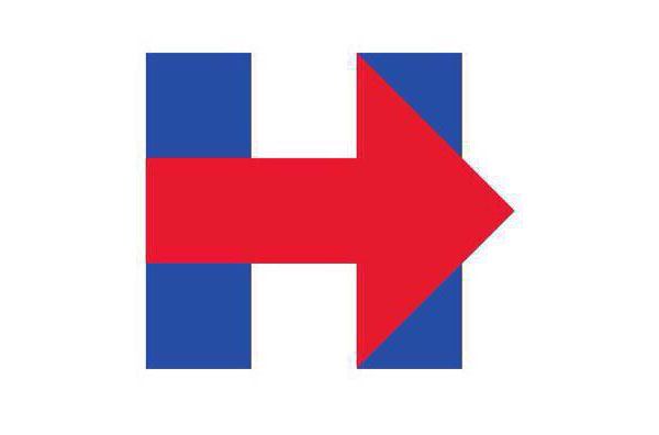 The great Hillary Clinton campaign logo controversy