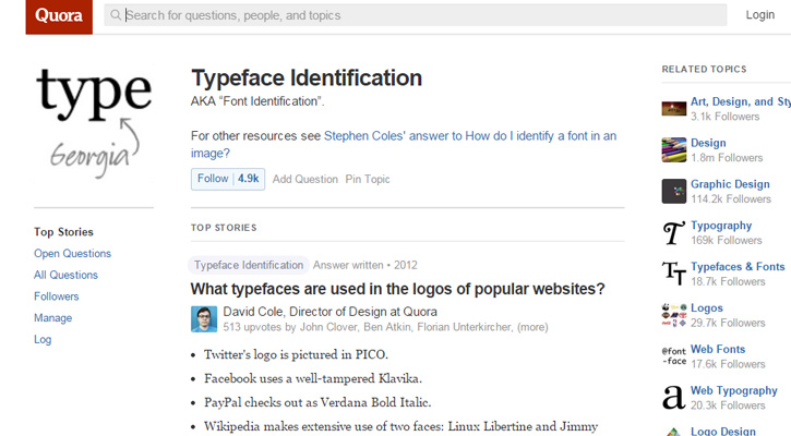 How to find the font used on a website with WhatFont - Quora