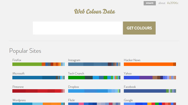 web-colour-data