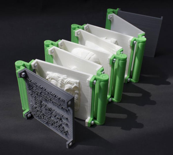 3D printed books by Tim Burtonwood