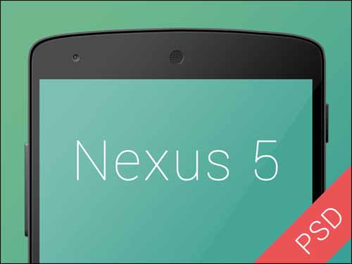 Free Nexus 5 PSD Photoshop Mockups