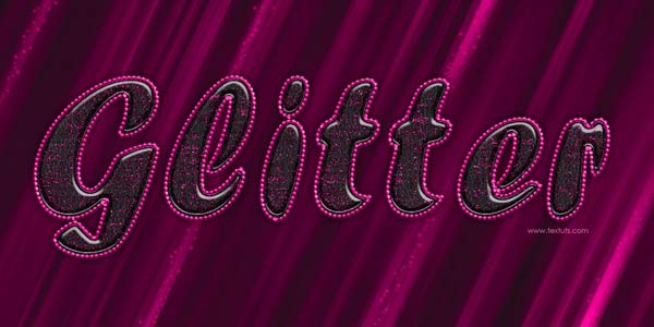 Glittering Text Effect