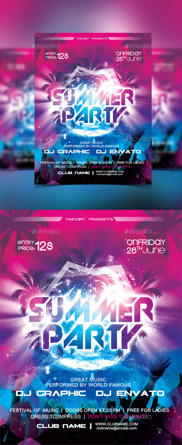 Summer Party Flyer