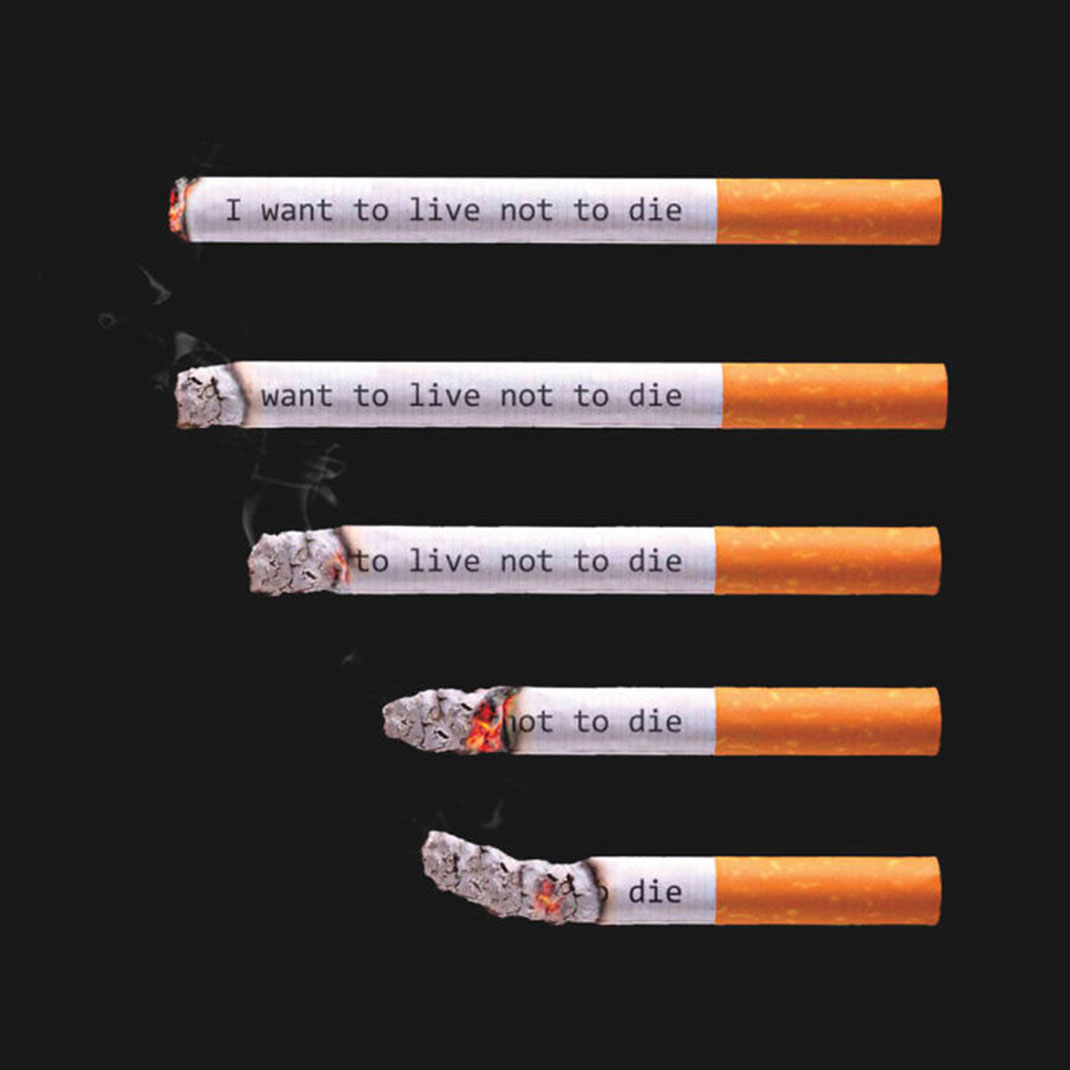 Надписи на сигаретах про любовь