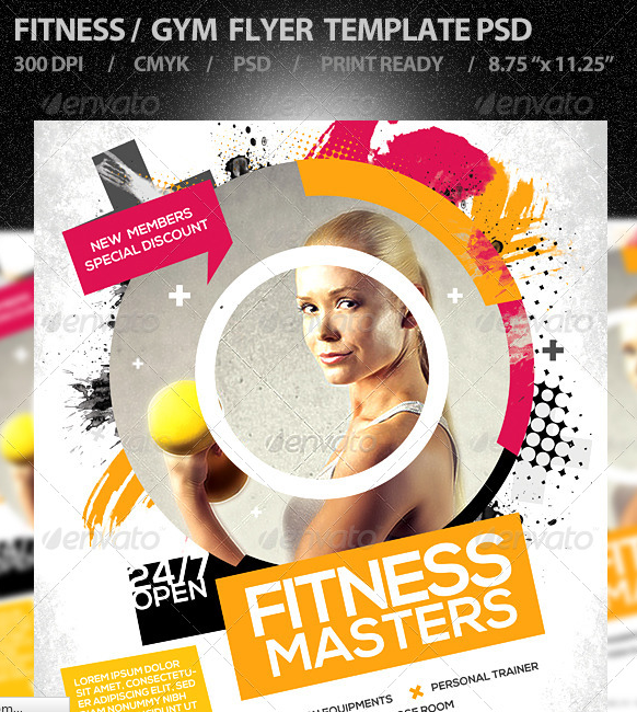 fitness  flyer