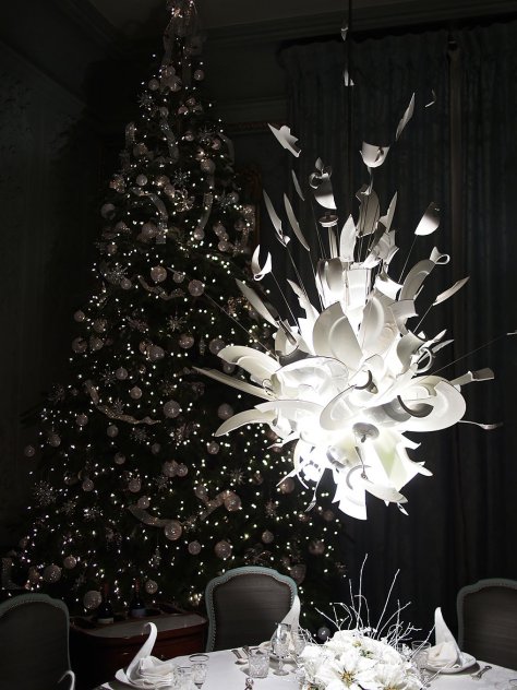 Broken Plates Chandelier in Waddesdon Manor