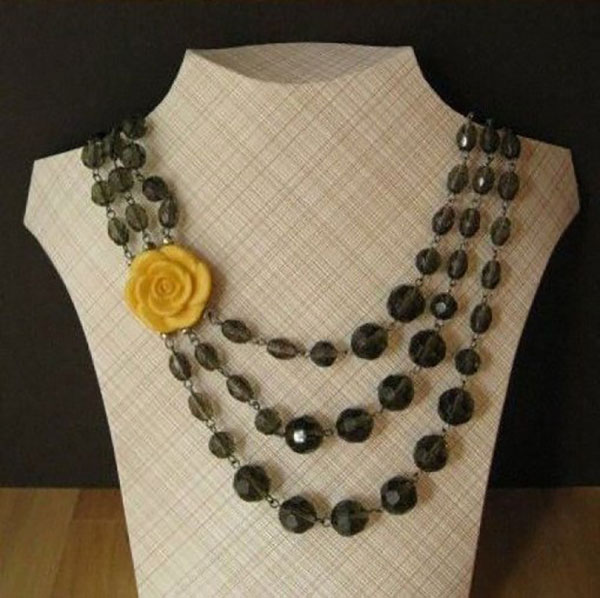 Diy necklace display