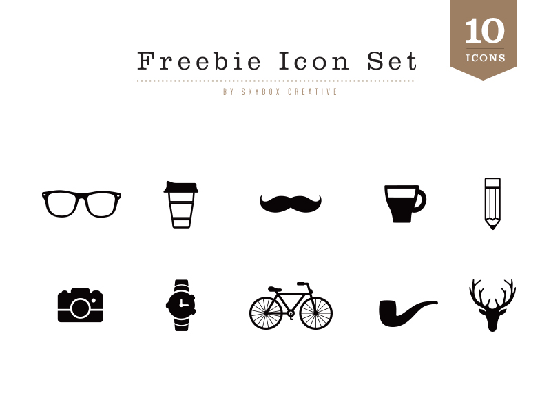 Hipster Icon Set