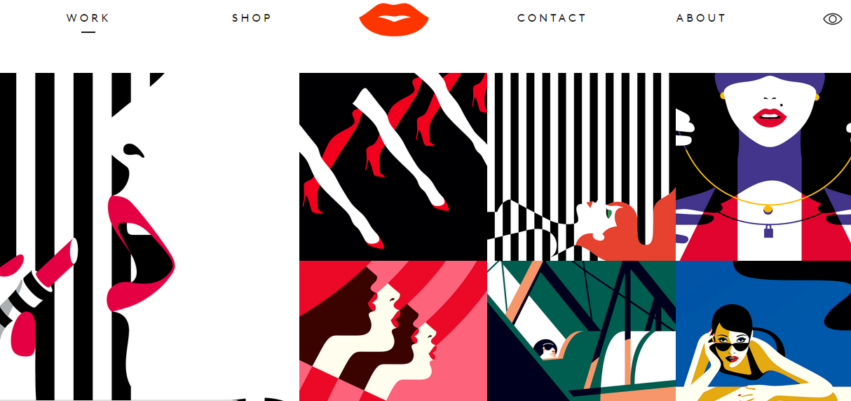 10 good examples of grid-based web design