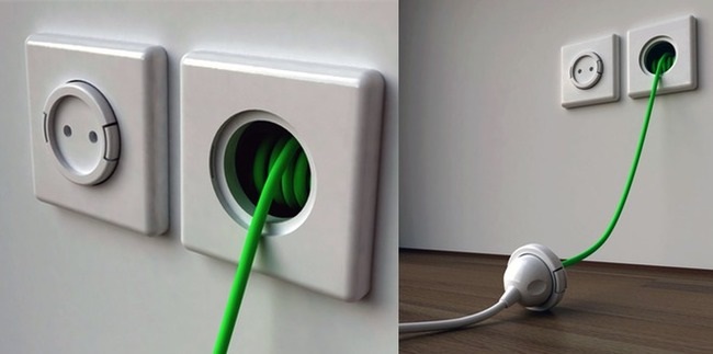 RECOILING POWER SOCKET