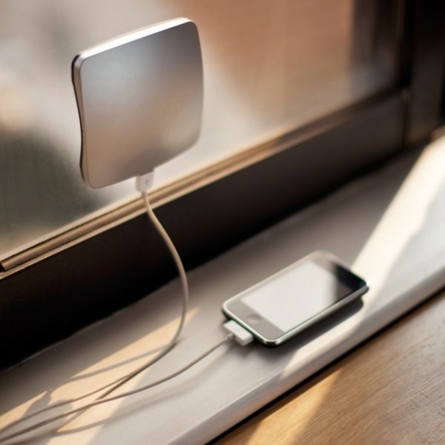 Solar window charger