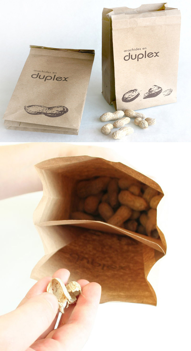 a double bag for peanuts