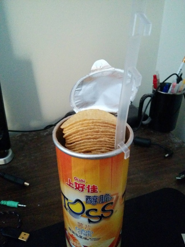 lift your Potato chips out of the tub